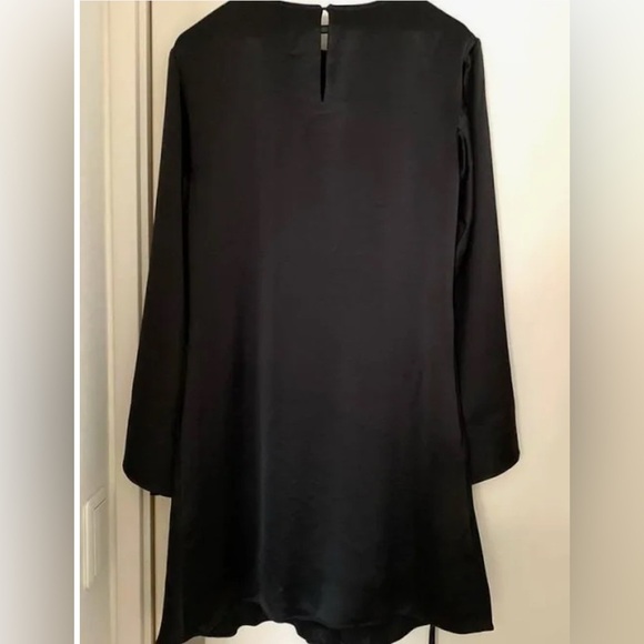 NWT BANANA REPUBLIC TRECCIA HAMMERED SATIN DRESS MSRP $160 - Picture 4 of 6